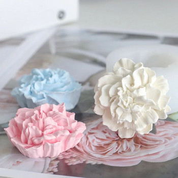Форма за сапун Rose Flower Изработка на силиконови форми за сапун Ароматерапевтична гипсова форма