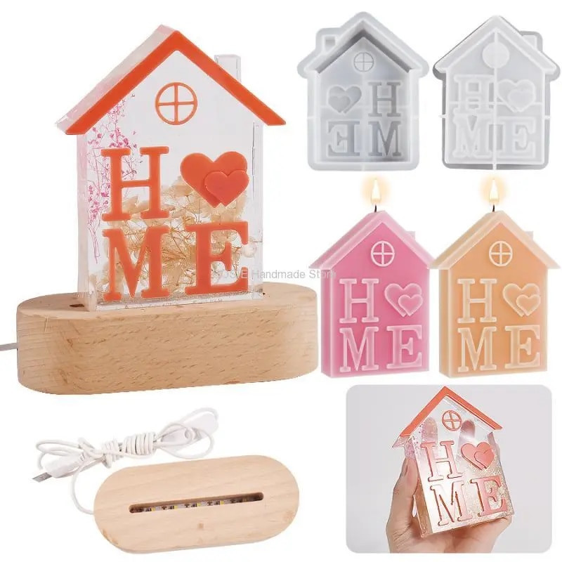 MĀJAS Silikona sveču veidne DIY ar rokām darināta radoša ziedu aromterapijas ģipša sveķu ziepju izgatavošanas piederumu komplekts mājas dāvanas