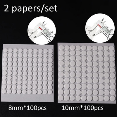 8 mm/10 mm/15 mm/20 mm baltas sveces dakts uzlīmes Divpusēja līme svecēm Materiāls kustīgs fiksēts punkts