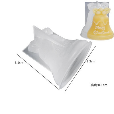 3D Ziemassvētku sniegavīrs Alnis Briedis Silikona sveču veidne DIY Aromterapijas aromterapijas ģipša sveķu amatniecība Mājas Ziemassvētku rotājumu izgatavošana