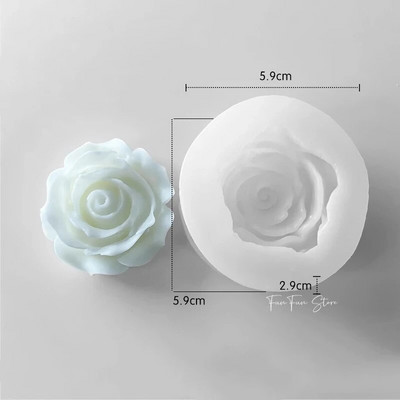 Daisy lõhnav küünal Daisy silikoonküünla vorm aroomiteraapia seebivorm küünla valmistamise komplekti DIY lille käsitsi valmistatud küünlavorm