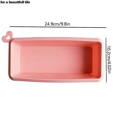 1200g Silikoonist seebivorm ristkülikukujuline leivaröstsaia vorm Käsitsi valmistatud vormiseebitööriist Silikoonist koogivormi küpsetustarvikud