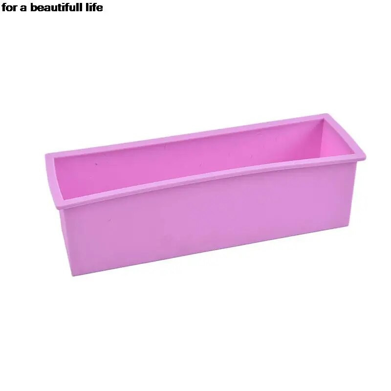 1200g Silikoonist seebivorm ristkülikukujuline leivaröstsaia vorm Käsitsi valmistatud vormiseebitööriist Silikoonist koogivormi küpsetustarvikud