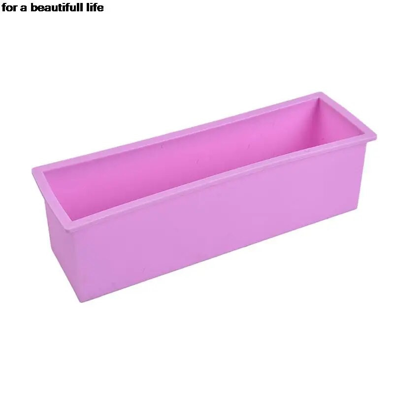 1200g Silikoonist seebivorm ristkülikukujuline leivaröstsaia vorm Käsitsi valmistatud vormiseebitööriist Silikoonist koogivormi küpsetustarvikud