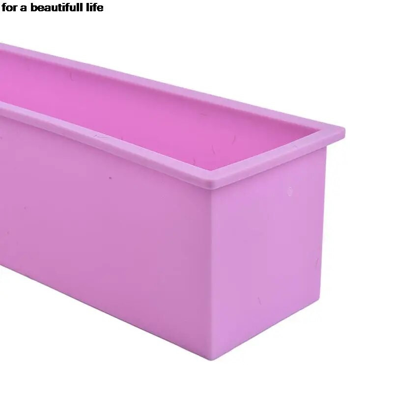 1200g Silikoonist seebivorm ristkülikukujuline leivaröstsaia vorm Käsitsi valmistatud vormiseebitööriist Silikoonist koogivormi küpsetustarvikud