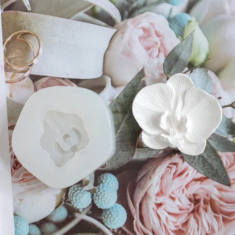 Jaunas rozes formas silikona 3D ziepju veidne Fondant kūkas veidne Cupcake želejveida sveču konfektes šokolādes dekorēšanai cepšanas rīku veidnes