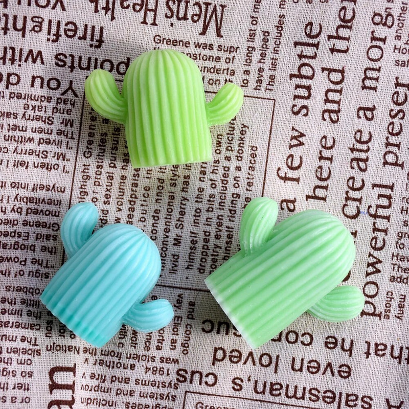 Καλούπι κεριών παχύφυτου φυτού DIY Simulation Καλούπι σιλικόνης κάκτου Χαριτωμένο αρωματικό κερί με άρωμα γύψινο σαπούνι κατασκευής διακόσμησης σπιτιού