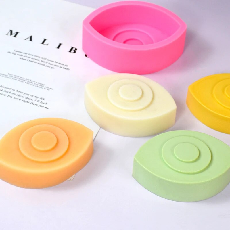 3D abstraktne silma silikoonküünla vorm Loominguline taevas silma kuju seebiline krohv epoksiidi valmistamise tööriist DIY šokolaadi jääkuubiku küpsetusvorm