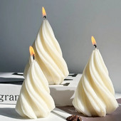 Romiešu stabu virpuļveidņu silikona sveču veidne DIY konusveida aromātiskās sveces Abstract Art Amatniecība ģipša sveķu veidņu izgatavošana Mājas dekors