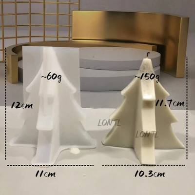 Jauna Sika Deer Ziemassvētku eglītes silikona sveču veidne Ziemassvētku dekorēšana ģipša amatniecības sveķu izgatavošana ziepju veidnes svētku dāvana