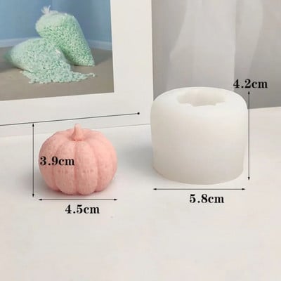 Καλούπι κεριού σιλικόνης κολοκύθας αποκριών DIY Σαπούνι Γύψος Ρητίνης Ice Cube Σοκολάτα ψησίματος για διακόσμηση εορταστικής ατμόσφαιρας