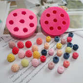 Áfonya háztartási sütőgépek Deco szilikon forma barkácsolás málna gyümölcs fondant torta csokoládé kézzel készített gyertya szappan formák