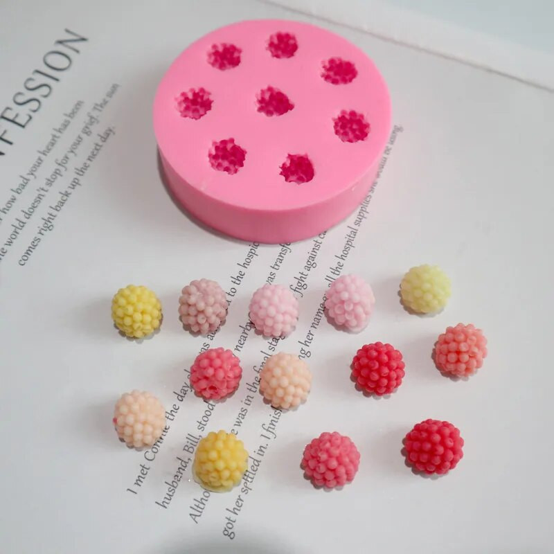Áfonya háztartási sütőgépek Deco szilikon forma barkácsolás málna gyümölcs fondant torta csokoládé kézzel készített gyertya szappan formák