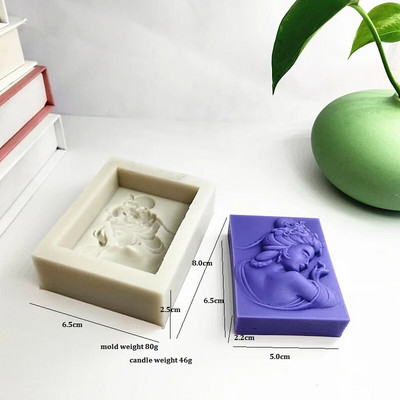 Burvīga sieviešu silikona veidne ziepēm no sāniem skaistuma vaska veidnei Roku darbs dāvana festivāla dzimšanas dienas ballītei Cilvēka veidnes