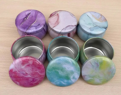 6 τμχ Vintage Τσιγκένιο Βάζο Κεριού με Καπάκι Κονσέρβες Σφραγισμένες Κονσέρβες Τσαγιού Γρίκι Οργανωτής Αποθήκευσης Τροφίμων Χειροποίητα Κεριά Δοχείο Κατασκευής