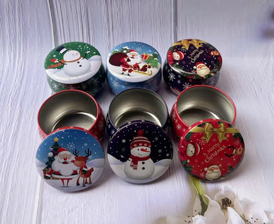 6 τμχ Vintage Τσιγκένιο Βάζο Κεριού με Καπάκι Κονσέρβες Σφραγισμένες Κονσέρβες Τσαγιού Γρίκι Οργανωτής Αποθήκευσης Τροφίμων Χειροποίητα Κεριά Δοχείο Κατασκευής