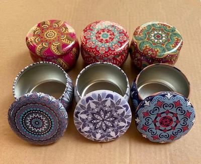 6 τμχ Vintage Τσιγκένιο Βάζο Κεριού με Καπάκι Κονσέρβες Σφραγισμένες Κονσέρβες Τσαγιού Γρίκι Οργανωτής Αποθήκευσης Τροφίμων Χειροποίητα Κεριά Δοχείο Κατασκευής