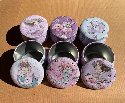 6 τμχ Vintage Τσιγκένιο Βάζο Κεριού με Καπάκι Κονσέρβες Σφραγισμένες Κονσέρβες Τσαγιού Γρίκι Οργανωτής Αποθήκευσης Τροφίμων Χειροποίητα Κεριά Δοχείο Κατασκευής