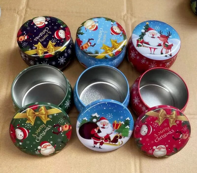 6 τμχ Vintage Τσιγκένιο Βάζο Κεριού με Καπάκι Κονσέρβες Σφραγισμένες Κονσέρβες Τσαγιού Γρίκι Οργανωτής Αποθήκευσης Τροφίμων Χειροποίητα Κεριά Δοχείο Κατασκευής