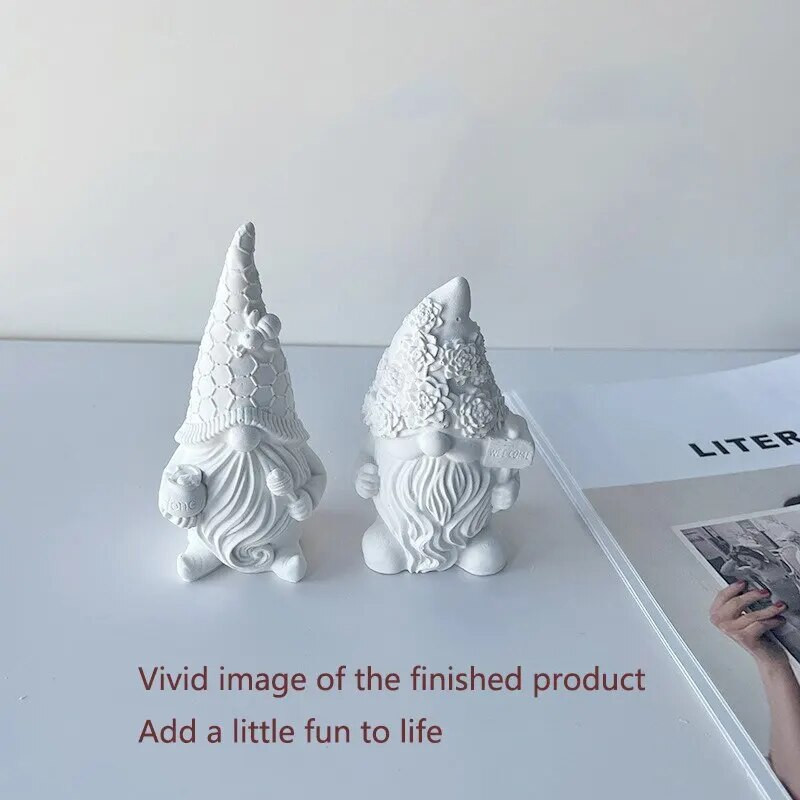 Ziemassvētku vecīša sveces silikona veidne bez sejas, DIY aromterapijas rokām darināta Ziemassvētku dāvanu veidne, suvenīrs, roku darbs ziepju silikona veidne