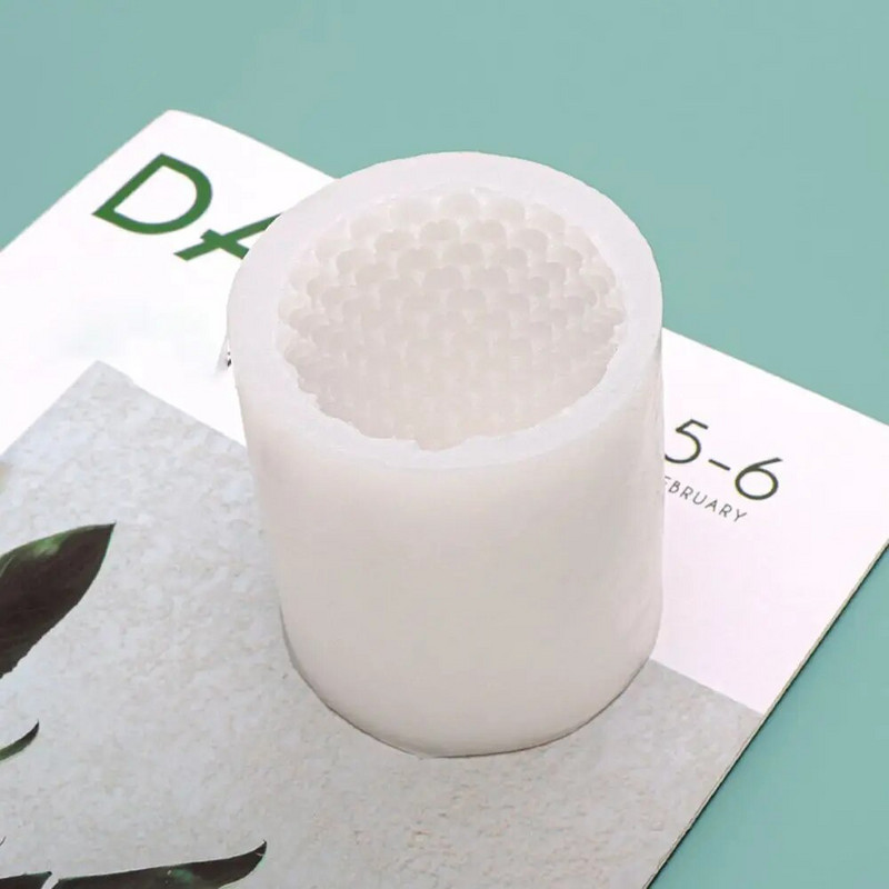 Silikoonist käsitsi valmistatud savist tööriistad küünlavorm silinder küünlavorm pulmatarbed 3D kunsti vahavormid koogivaiguvormid