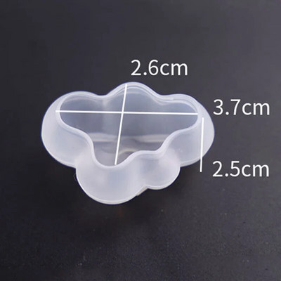 1PC 3D cute silikona mākoņa veidne UV epoksīda sveķu amatniecība ar rokām darināta ziepju sveču izgatavošanas rīks DIY kūka Cany musse veidnes amatniecības dāvana