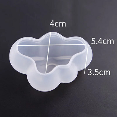 1PC 3D cute silikona mākoņa veidne UV epoksīda sveķu amatniecība ar rokām darināta ziepju sveču izgatavošanas rīks DIY kūka Cany musse veidnes amatniecības dāvana