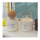 1 gab Diy sveču tukšas krūzes ar lūpu radošām caurspīdīgām rokām gatavotām desertu smaržīgām svecēm, stikla tukšām burciņām kāzu dāvana