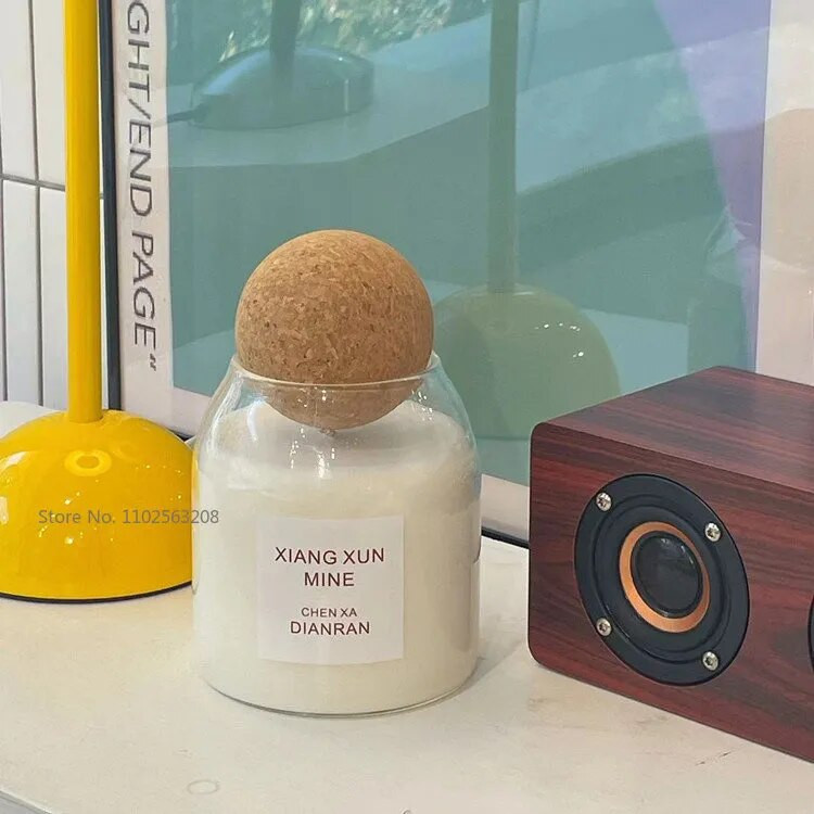 1 gab Diy sveču tukšas krūzes ar lūpu radošām caurspīdīgām rokām gatavotām desertu smaržīgām svecēm, stikla tukšām burciņām kāzu dāvana