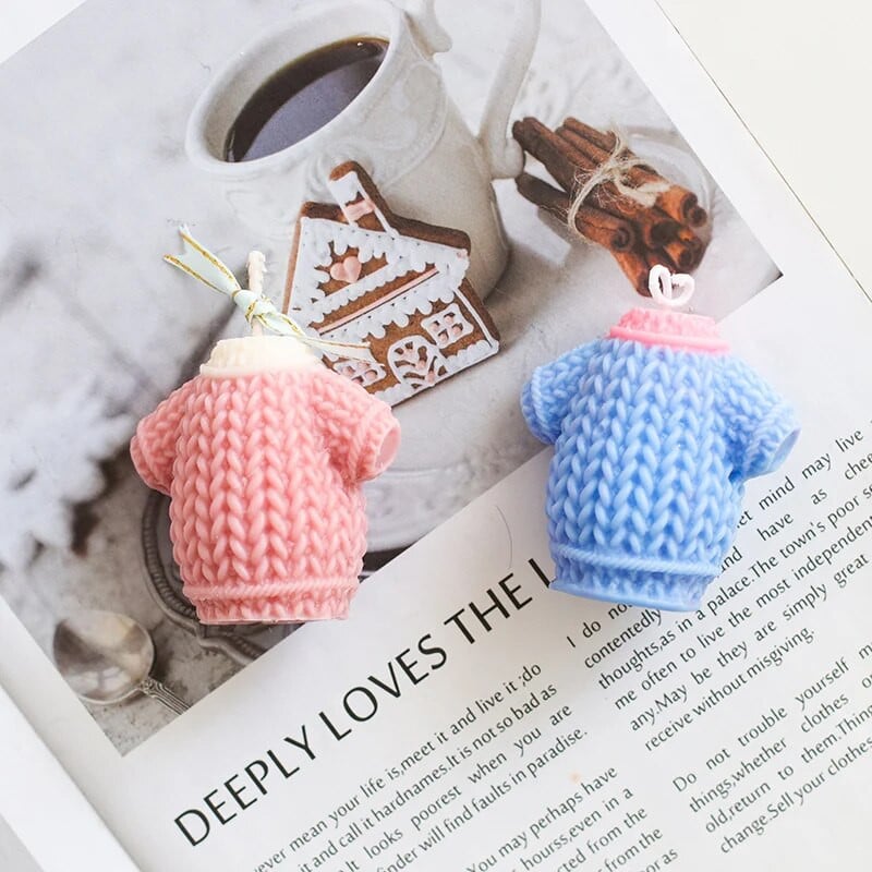 DIY 3D armas kootud kampsunmüts silikoonist lõhnaküünla vormi valmistamisel käsitsi valmistatud seepi köögitööriistad jõulukoogi kaunistamise vorm