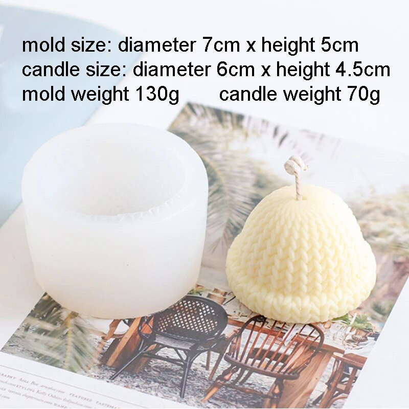 DIY 3D armas kootud kampsunmüts silikoonist lõhnaküünla vormi valmistamisel käsitsi valmistatud seepi köögitööriistad jõulukoogi kaunistamise vorm