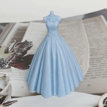 Νέας γενιάς Νυφικό Νυφικό Καλούπι σιλικόνης Τρισδιάστατο Φόρεμα Κερί Εργαλείο Παραγωγής Ρητίνης Γύψου DIY Σετ ψησίματος σοκολάτας πάγου