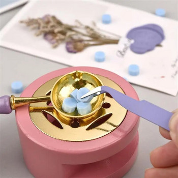 Τσιμπιδάκια από ανοξείδωτο χάλυβα DIY Βοηθήματα για λογαριασμό χειρός Making Seal Wax Jewelry Inlaid Diamond Painting Eyelashes Tweezer