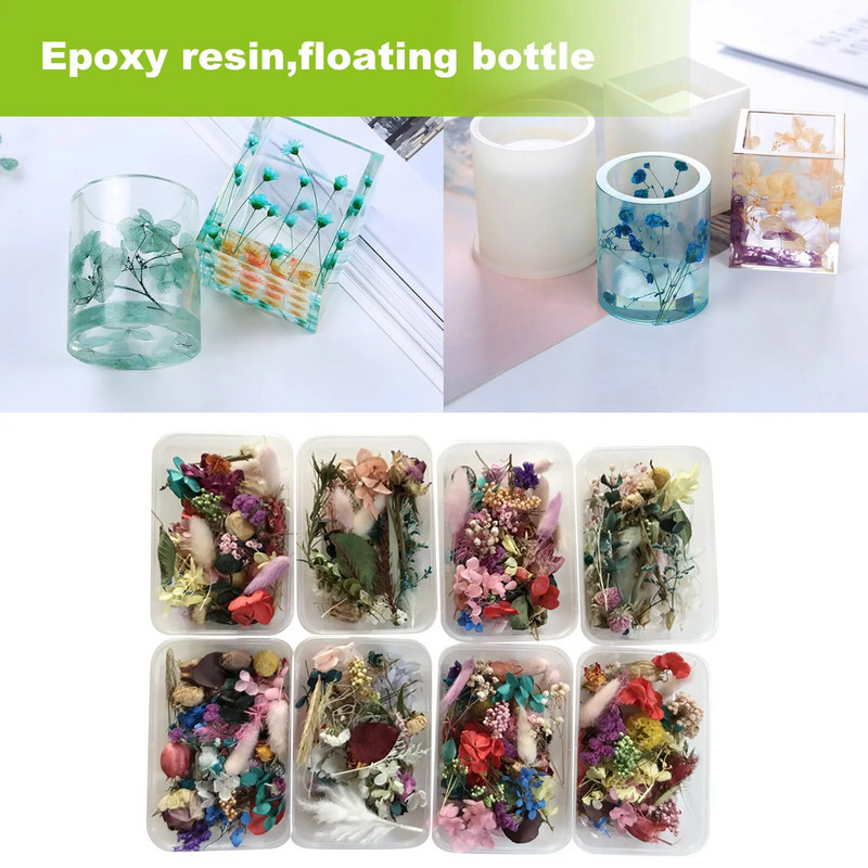 Naturaalsete kuivatatud lillede komplekt Pressitud kunstiteosed käsitöö lehed ürdid isetegemise kuivad taimed lõhnaküünlad käsitööna kodukaunistuseks kingitused