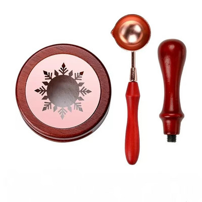 Viaszolvadék égő Rózsaszín Kék Zöld Vintage fa tömítő viasz kemence kanál Mini olvasztó sütő bélyegkészítő eszköz Barkács kiegészítő