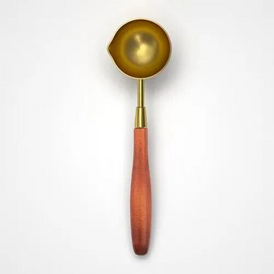 Viaszolvadék égő Rózsaszín Kék Zöld Vintage fa tömítő viasz kemence kanál Mini olvasztó sütő bélyegkészítő eszköz Barkács kiegészítő