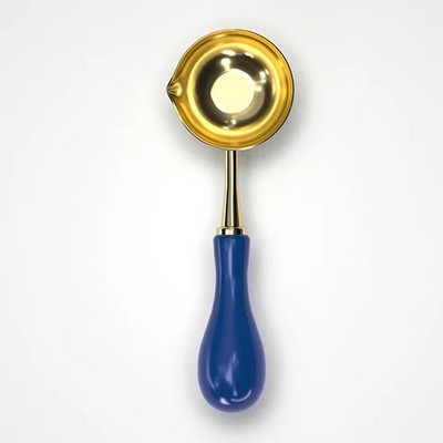 Viaszolvadék égő Rózsaszín Kék Zöld Vintage fa tömítő viasz kemence kanál Mini olvasztó sütő bélyegkészítő eszköz Barkács kiegészítő