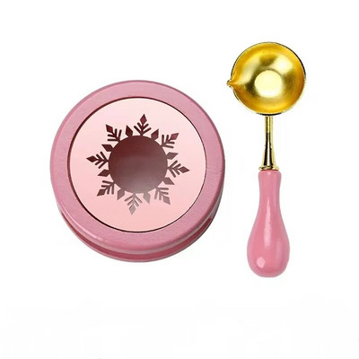 Viaszolvadék égő Rózsaszín Kék Zöld Vintage fa tömítő viasz kemence kanál Mini olvasztó sütő bélyegkészítő eszköz Barkács kiegészítő