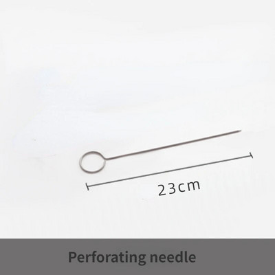 Ģipša perforatora adatas manuālā urbjmašīna ar diviem urbjmašīnas iegultiem vaska serdi, DIY aromātisks sveču perforators instruments sveču izgatavošanai