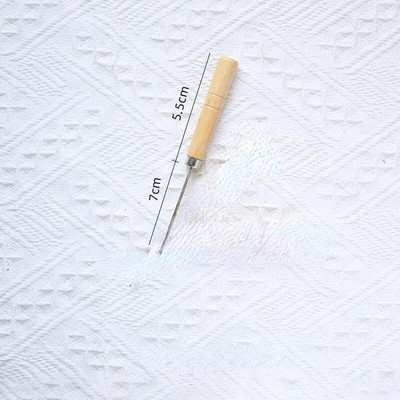 Ģipša perforatora adatas manuālā urbjmašīna ar diviem urbjmašīnas iegultiem vaska serdi, DIY aromātisks sveču perforators instruments sveču izgatavošanai