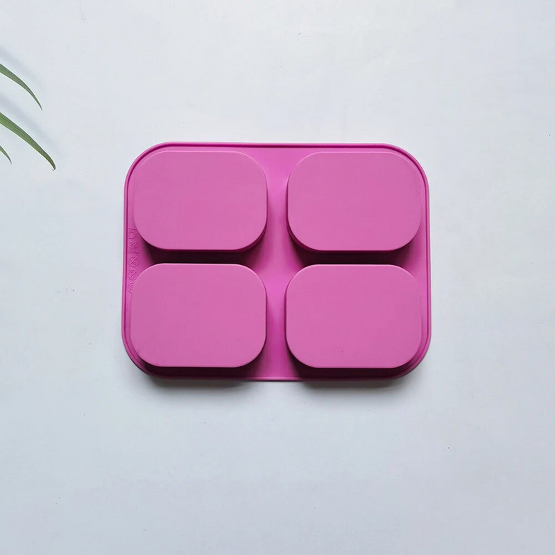 4 Cavity Angel seebivorm silikoonist käsitsi valmistatud seebi valmistamise vorm DIY aroomiteraapia krohvvormi eeterlik õli seebivorm