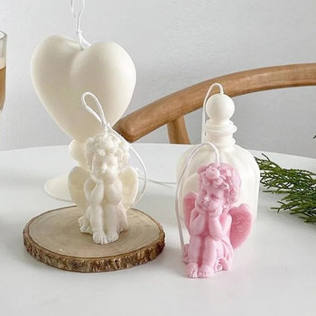 Cupid Little Angel Ароматерапевтична силиконова форма за свещи Направи си сам торта за производство на свещи