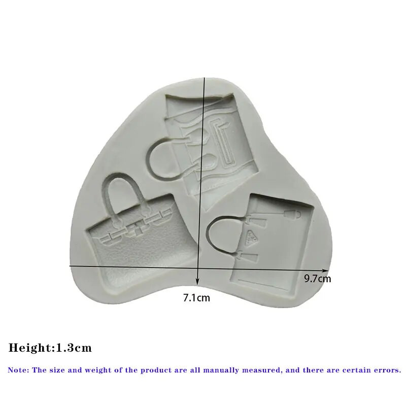 Kūrybingi trijų skylučių moteriško maišelio torto silikoninė forma Šokoladinio fudge torto dekoravimo priedai Buitinė virtuvė kepimo forma