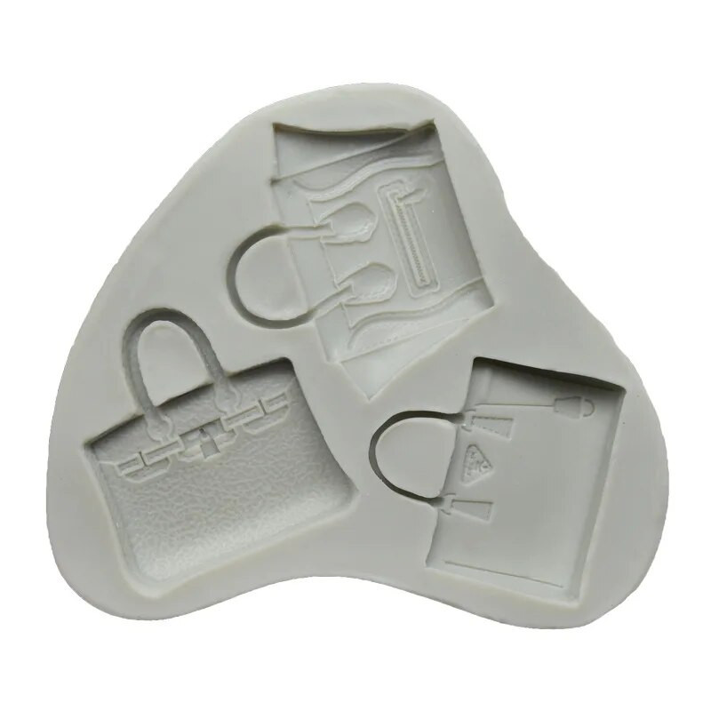 Kūrybingi trijų skylučių moteriško maišelio torto silikoninė forma Šokoladinio fudge torto dekoravimo priedai Buitinė virtuvė kepimo forma