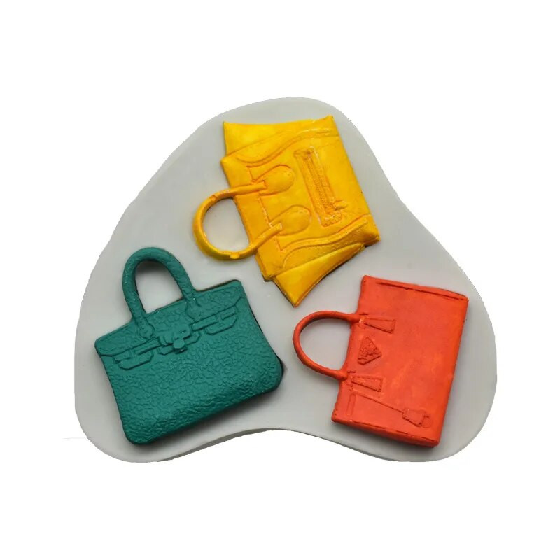 Kūrybingi trijų skylučių moteriško maišelio torto silikoninė forma Šokoladinio fudge torto dekoravimo priedai Buitinė virtuvė kepimo forma