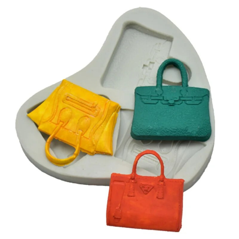 Kūrybingi trijų skylučių moteriško maišelio torto silikoninė forma Šokoladinio fudge torto dekoravimo priedai Buitinė virtuvė kepimo forma