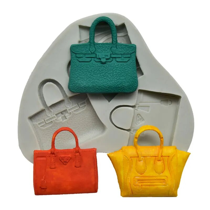 Kūrybingi trijų skylučių moteriško maišelio torto silikoninė forma Šokoladinio fudge torto dekoravimo priedai Buitinė virtuvė kepimo forma