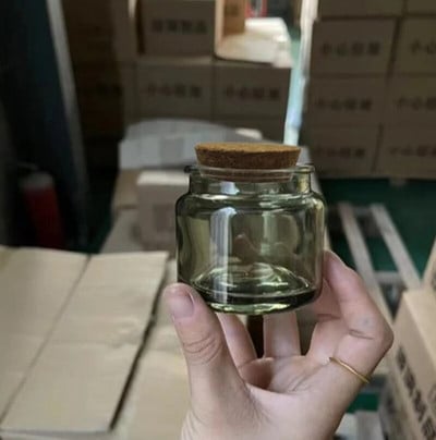 Žvakių skardinės, stiklinės aromatinės žvakės puodelis