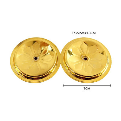 2 vnt Vintage Buddha lempos dagčių laikikliai Aliejinė lempa Plaukiojantis dagčių laikiklis alyvos dagčių stovo tvirtinimo reikmenys aliuminio žvakių laikiklis