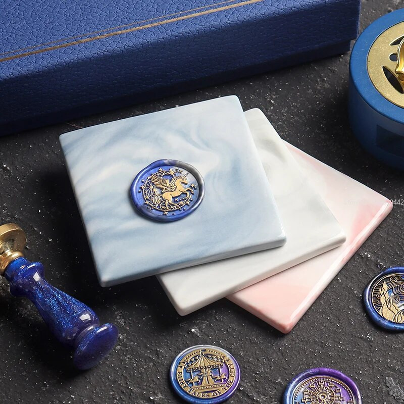 Priešgaisrinio lako antspaudo štampavimo štampavimo praktikos išmontavimo įrankis Marmurinis keramikinis agatas akmuo Ugniai atsparus vaškas Kvietimų kortelės štampavimas